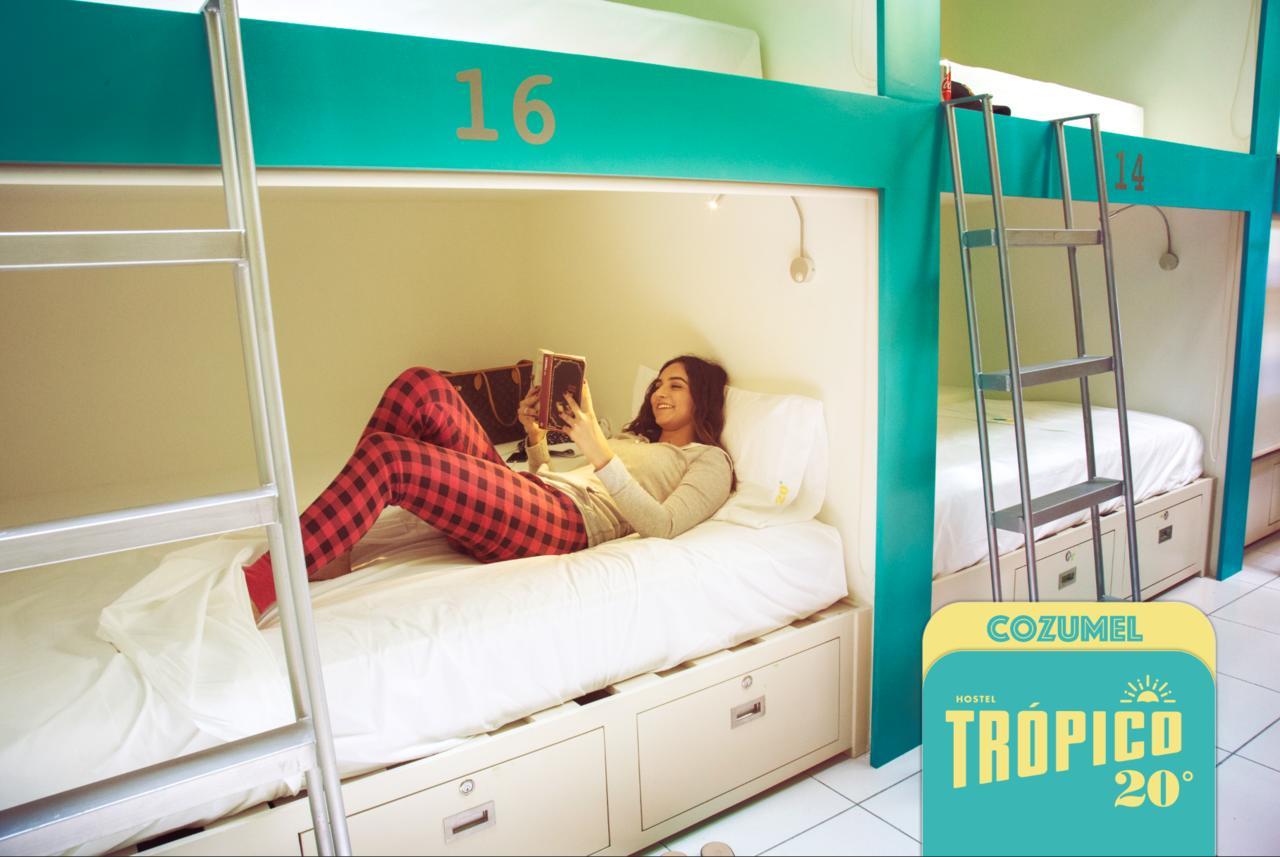 Hostel Frente Al Mar Tropico 20º Cozumel Eksteriør bilde